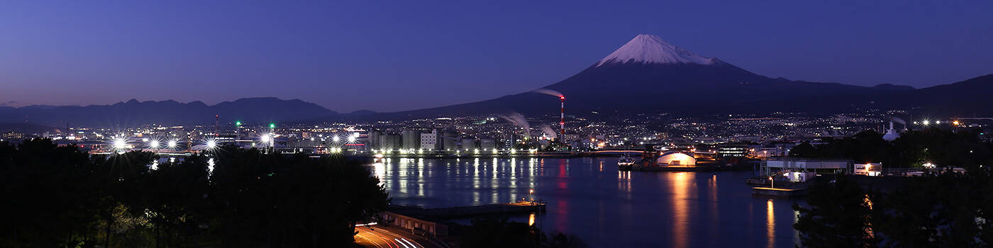 静岡県／富士・清水の工場夜景