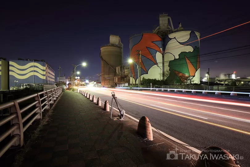 千鳥橋の工場夜景スポット写真（6）