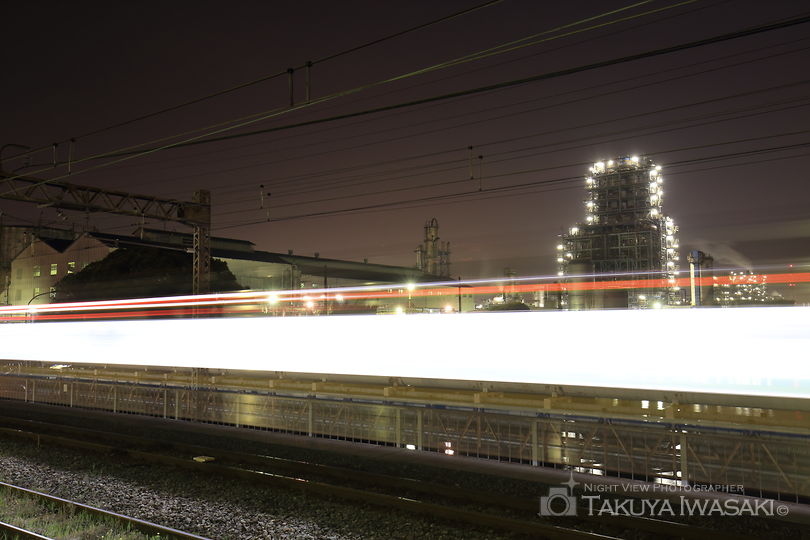 扇橋の工場夜景スポット写真（4）