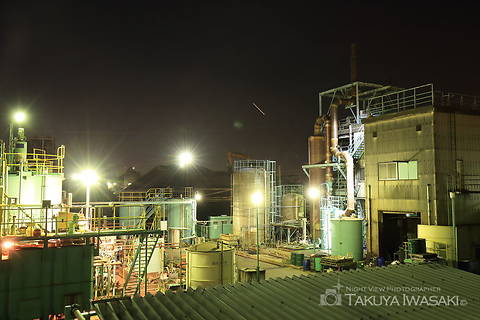 扇橋の工場夜景スポット写真（5）class=