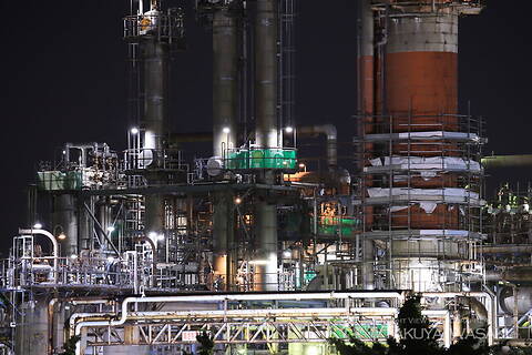 水江運河前の工場夜景スポット写真（4）class=