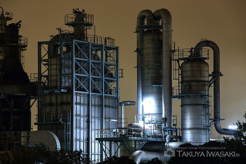 汐留橋の工場夜景スポット写真（3）