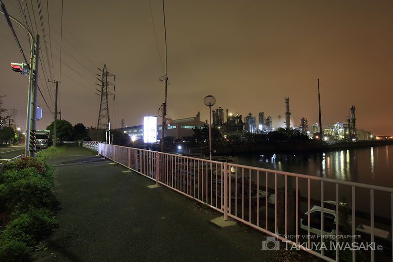 汐留橋の工場夜景スポット写真（4）