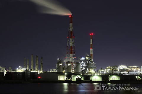 エコパークあぼしの工場夜景スポット写真（4）class=