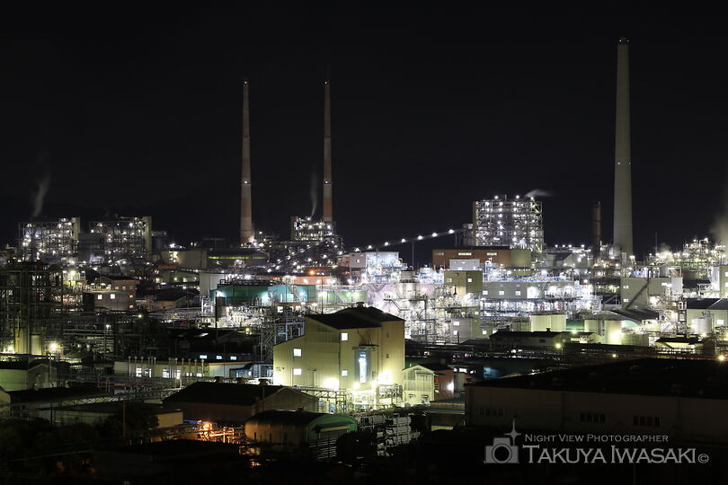 周南大橋の工場夜景スポット写真（3）
