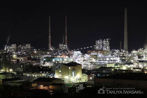 周南大橋の工場夜景スポット写真（3）class=