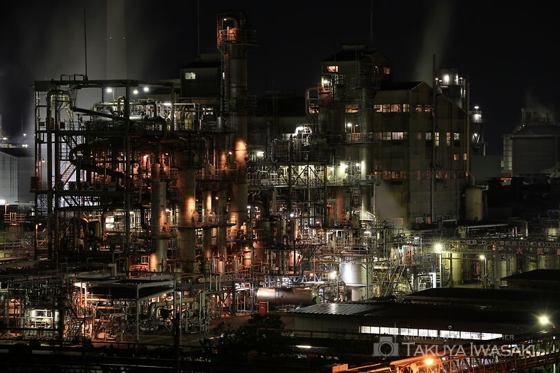 周南大橋の工場夜景スポット写真（4）