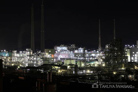 周南大橋の工場夜景スポット写真（5）class=