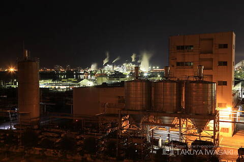 周南大橋の工場夜景スポット写真（6）class=