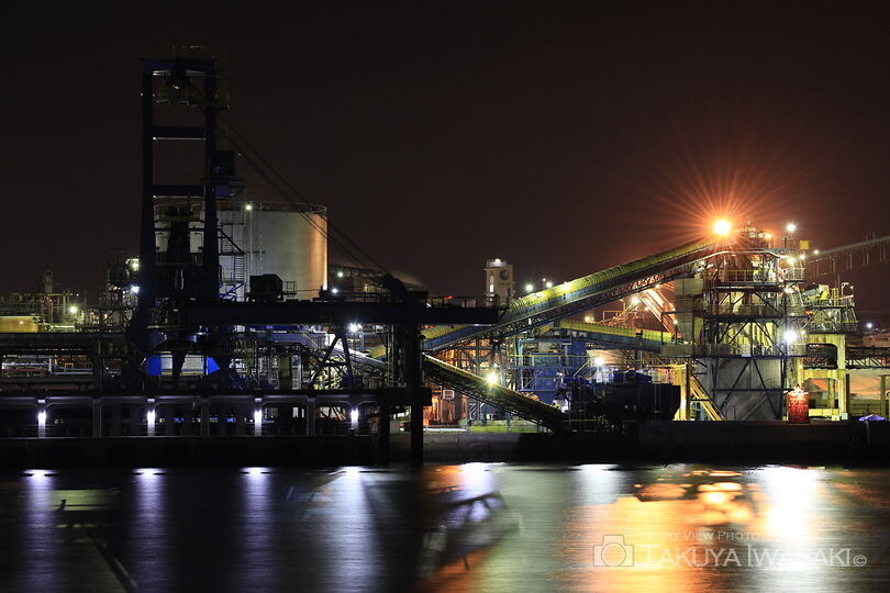 徳山港町の工場夜景スポット写真（2）