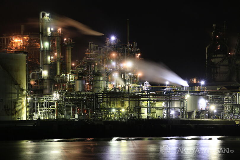 徳山港町の工場夜景スポット写真（3）