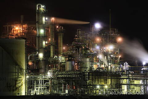 徳山港町の工場夜景スポット写真（4）class=
