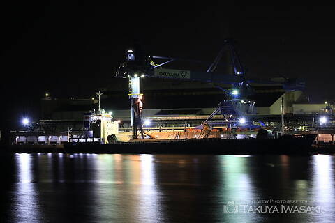 徳山港町の工場夜景スポット写真（5）class=