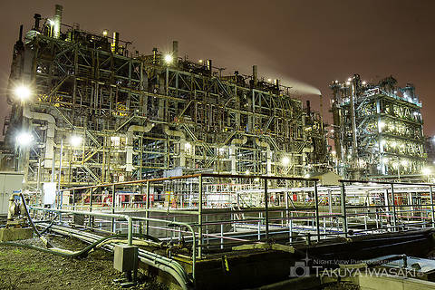 浮島町 JXTGエネルギー前の工場夜景スポット写真（1）class=