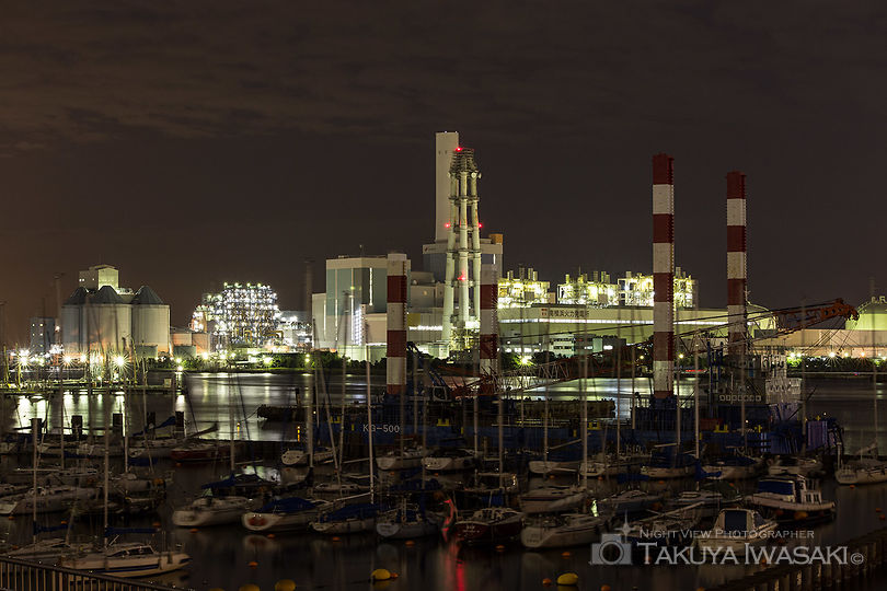 磯子・海の見える公園の工場夜景スポット写真（5）