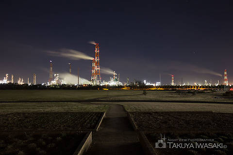 神栖総合公園の工場夜景スポット写真（3）class=