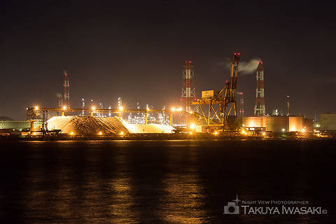 居切の工場夜景