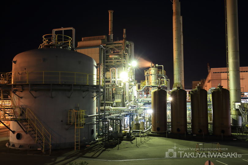 関西熱化学付近の工場夜景スポット写真（2）