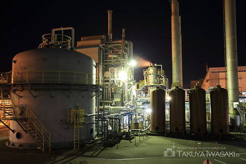 関西熱化学付近の工場夜景スポット写真（2）class=