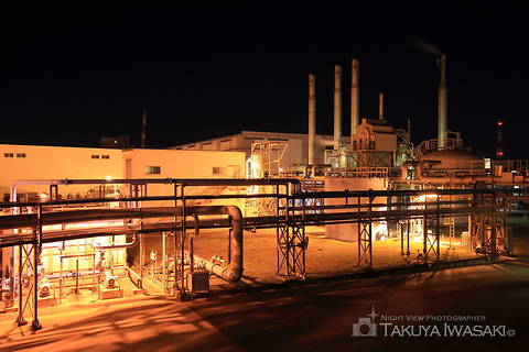 関西熱化学付近の工場夜景スポット写真（3）class=