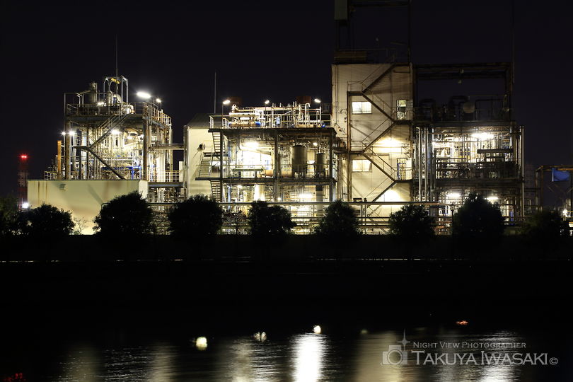 阪神なぎさ回廊の工場夜景スポット写真（2）