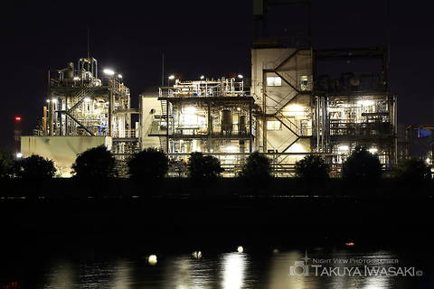 阪神なぎさ回廊の工場夜景スポット写真（2）class=