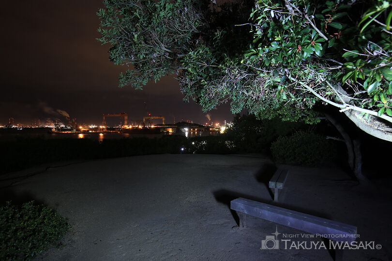 通仙園 展望広場の工場夜景スポット写真（4）