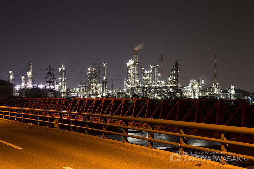 磯津橋の工場夜景スポット写真（6）