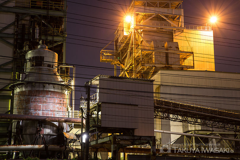 蓼原大橋の工場夜景スポット写真（2）