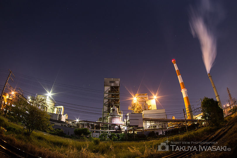 蓼原大橋の工場夜景スポット写真（3）
