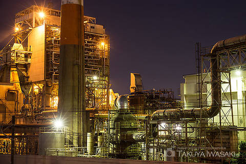 蓼原大橋の工場夜景スポット写真（4）class=