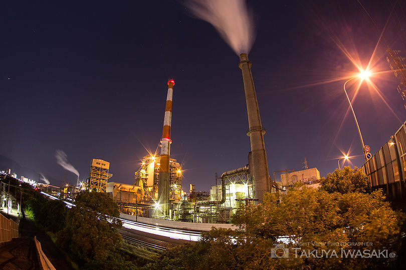 蓼原大橋の工場夜景スポット写真（5）