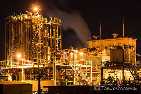 中河原の工場夜景スポット写真（4）class=