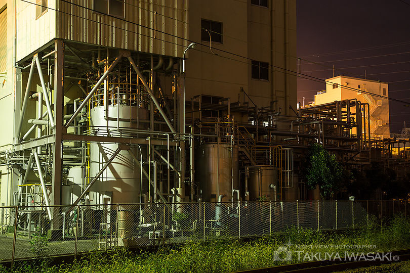 中河原の工場夜景スポット写真（5）