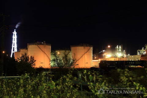 陣屋町1丁目の工場夜景スポット写真（1）class=