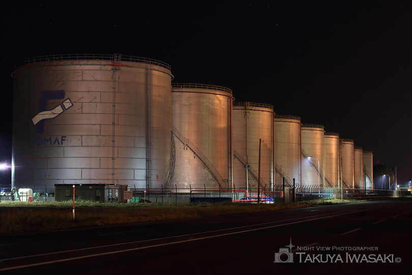 真砂町の工場夜景スポット写真（4）