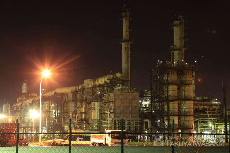 真砂町の工場夜景スポット写真（6）