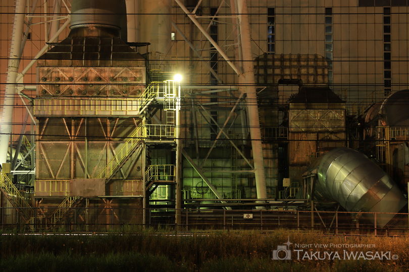 王子町の工場夜景スポット写真（5）