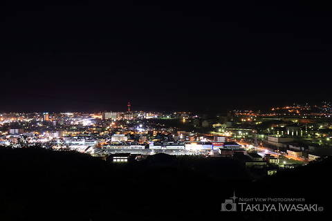 八丁平の工場夜景スポット写真（4）class=