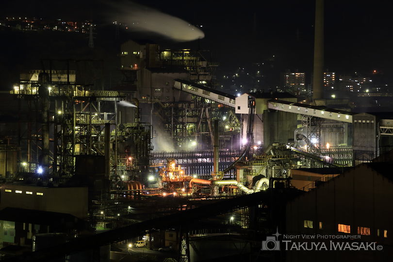 大沢町（国道36号線西側）の工場夜景スポット写真（3）