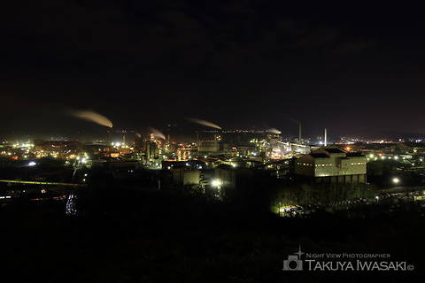 大沢町（国道36号線西側）の工場夜景スポット写真（5）class=