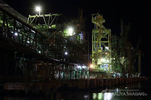 八太郎３号ふ頭緑地の工場夜景スポット写真（5）class=