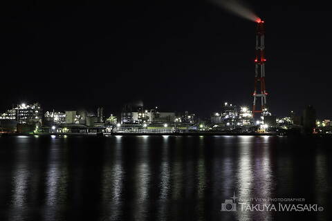 南二島4丁目の工場夜景スポット写真（1）class=