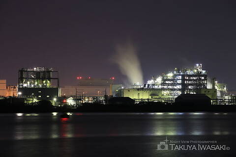 南二島4丁目の工場夜景スポット写真（2）class=