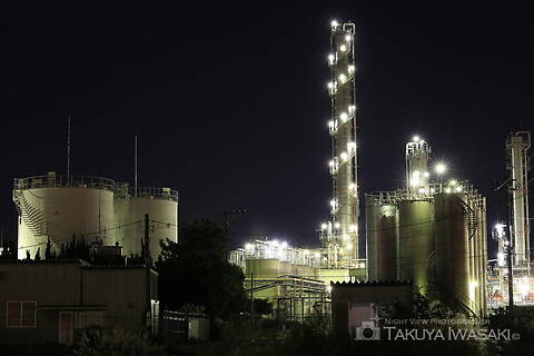 徳山海上保安部前の工場夜景スポット写真（6）class=