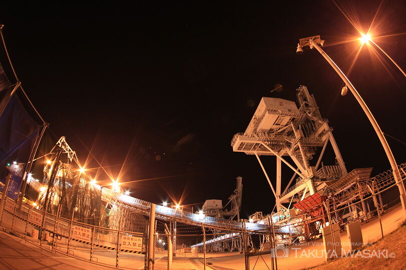 晴海埠頭の工場夜景スポット写真（2）
