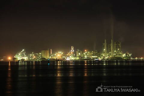 晴海埠頭の工場夜景スポット写真（3）class=
