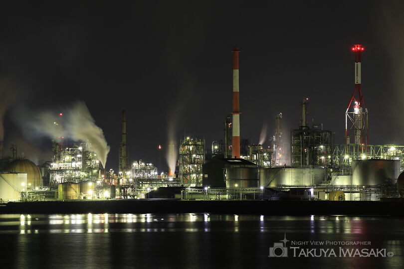 晴海臨海公園の工場夜景スポット写真（2）