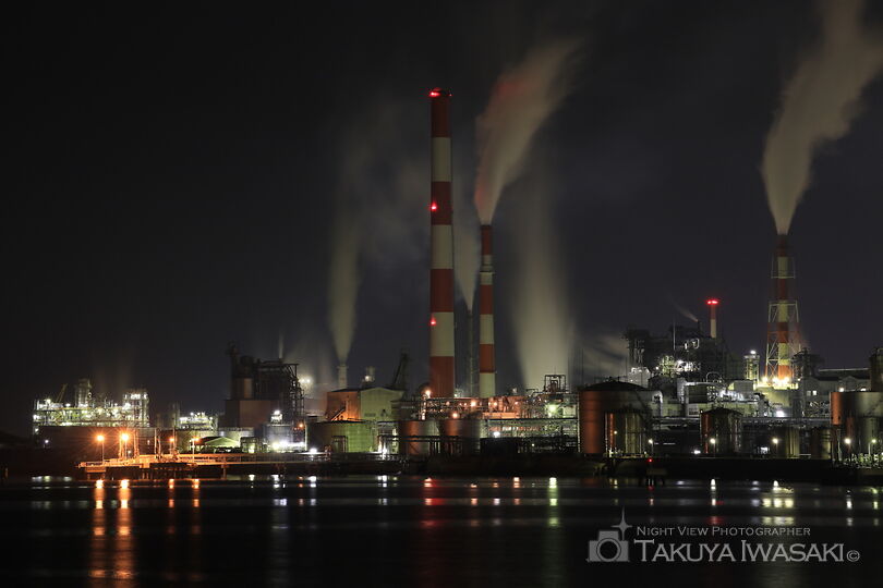 晴海臨海公園の工場夜景スポット写真（3）