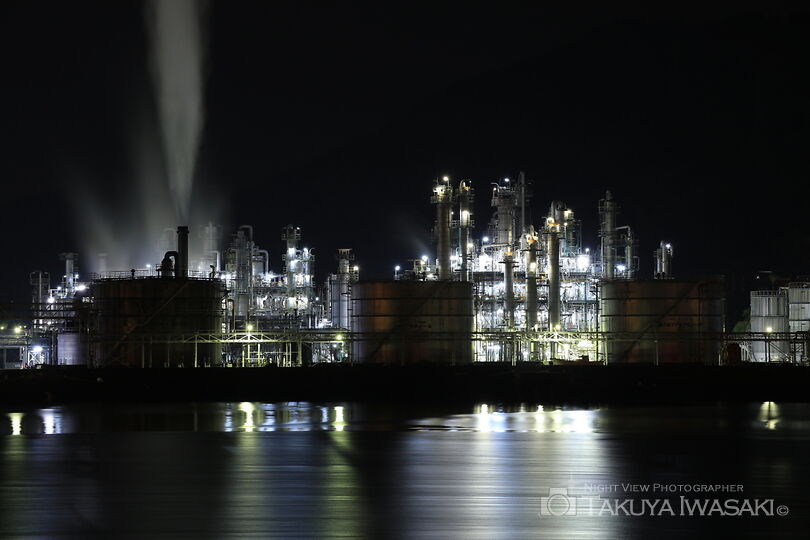 晴海臨海公園の工場夜景スポット写真（4）